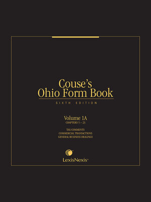 cover image of Couse's Ohio Form Book
